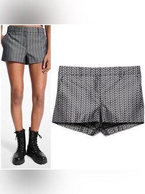 MICHAEL - MICHAEL KORS - Jacquard all over print geo shorts. Size 8